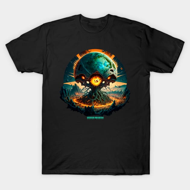 Atomic Realm - Necro Merch T-Shirt by NecroMerch